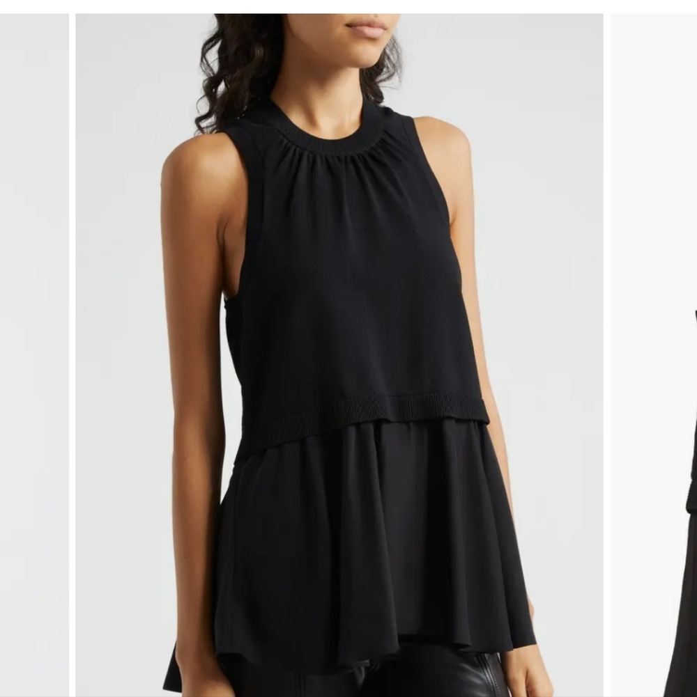 Cinq A Sept Sleeveless Swingy Top